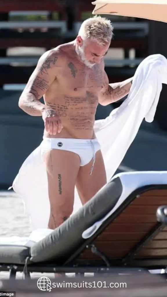 Gianluca Vacchi in a Speedo
