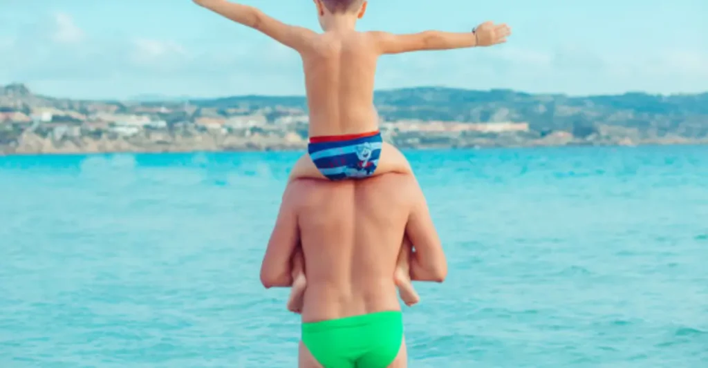 Father and Son Speedo Moments