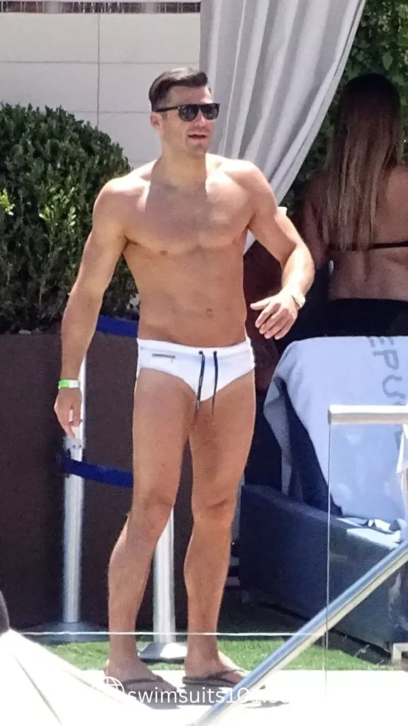 Mark Wright in a Speedo