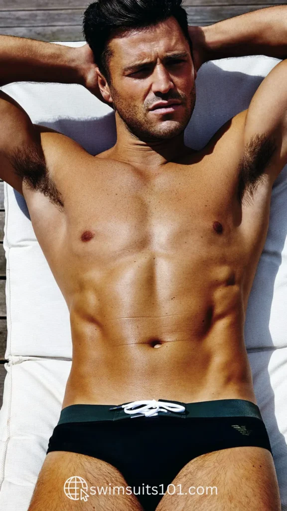 Mark Wright in a Speedo